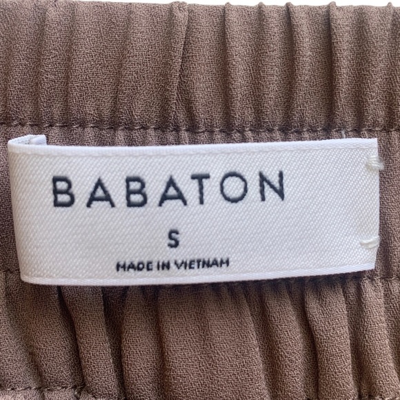 Aritzia Babaton Luiz Pant Cropped Wide-Leg Cullotte Women's Small - Picture 10 of 11